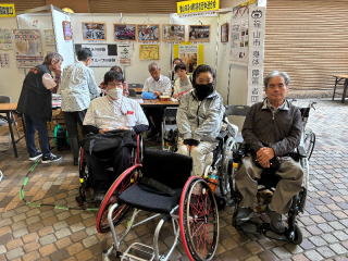 福山身体障害者団体連合会の展示ブース
